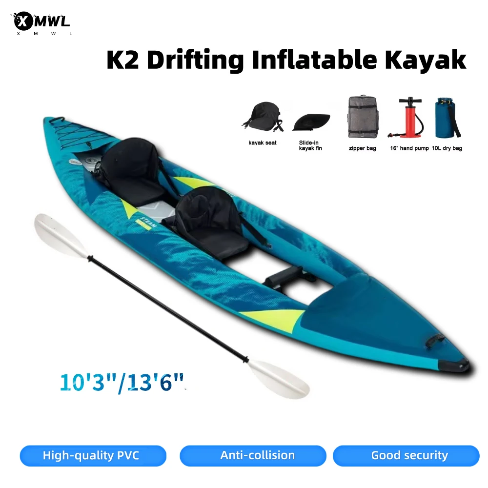 Canoe Kayak Inflatable Boat 1- - Fishing Boat Paddle review and price