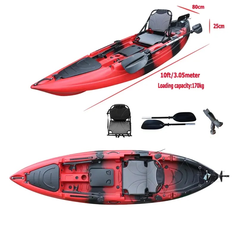 10ft Single Seat Sit on Fishin - Fishing Boat Paddle review and price