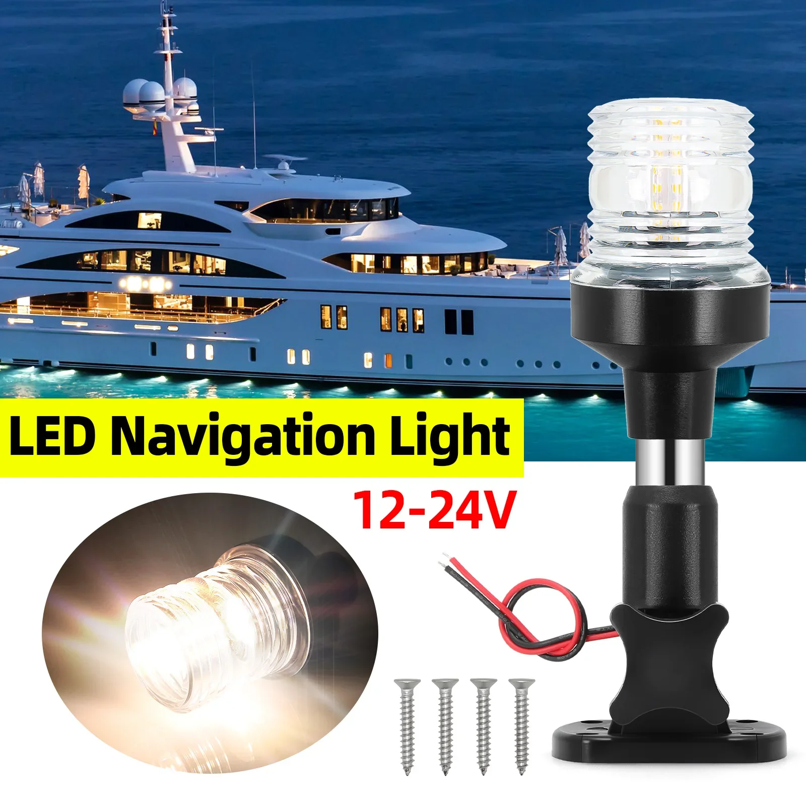 AD 12-24V Navigation Light 6in - Fishing Boat Paddle review and price